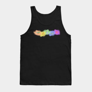 Microbiology Rainbow Science Icons Tank Top